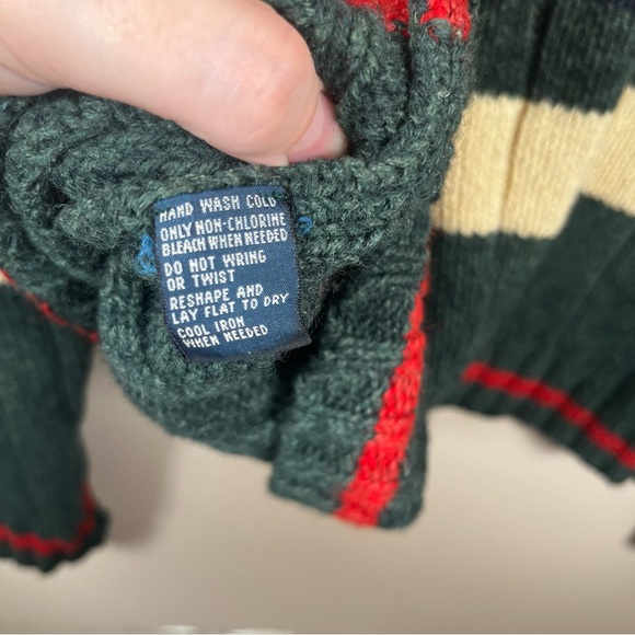 Polo Ralph Lauren Vintage Men’s Sweater Wool Linen Silk XXL - Picture 5 of 6